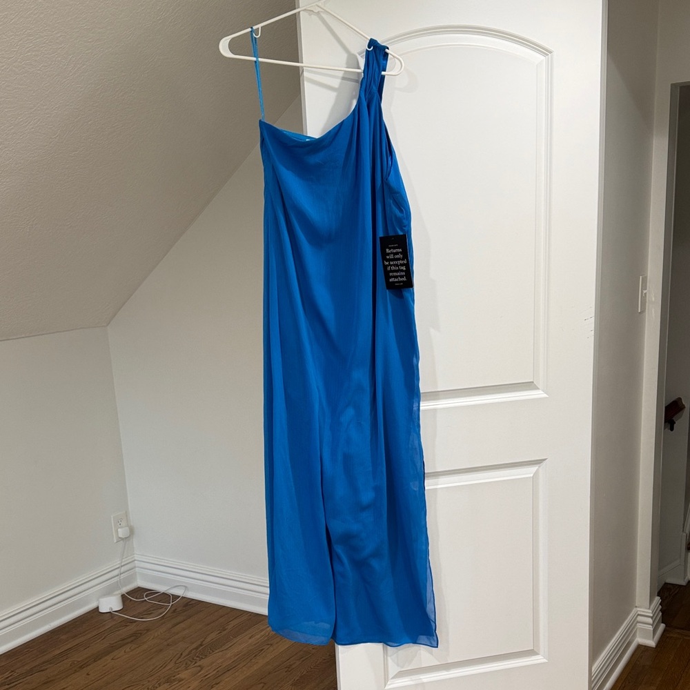 Tuckernuck Blue One Shoulder Dress - Picture 1 of 1